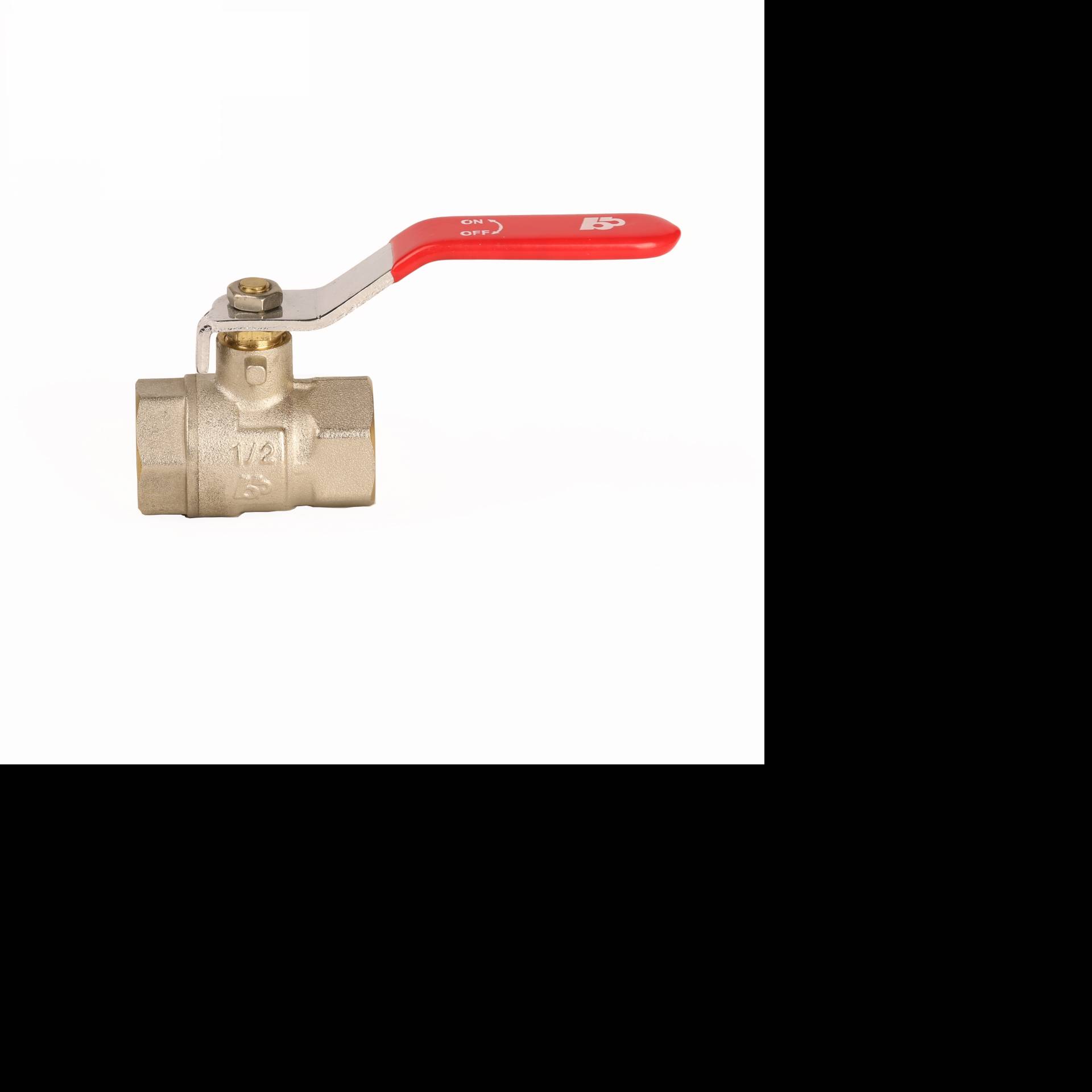 Cw617n 1 Inch Brass Ball Valve Steel Plate Handle Brass Ball Valve